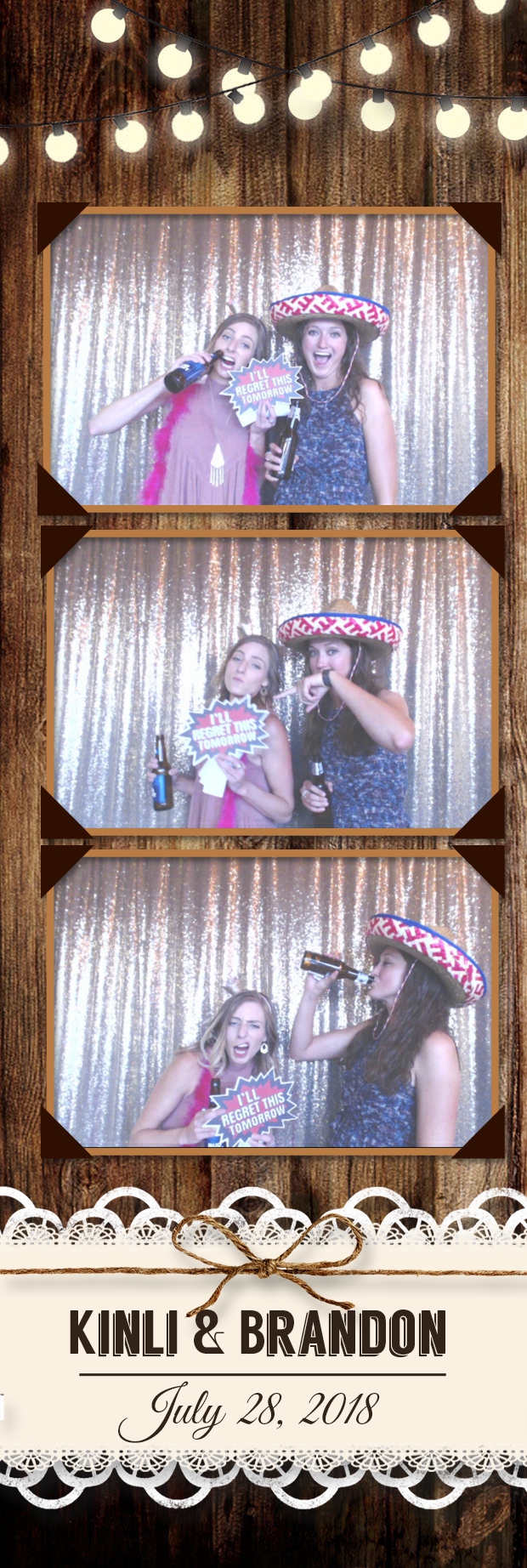 Kinli and Brandon's Wedding | View more photos from the event at gallery.photoboothbillings.com/u/PhotoBoothBillings/Kinli-and-Brandons-Wedding